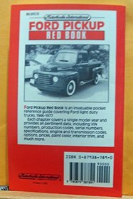 Ford Pickup Red Book 1946-77 (Motorbooks International Red Book Series)