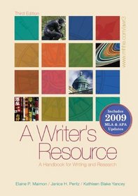 A Writer's Resource (spiral-bound) 2009 APA & MLA Update, Student Edition