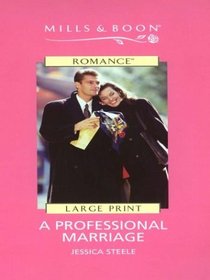 A Professional Marriage (Large Print)