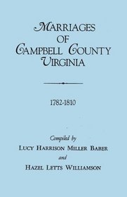 Marriages of Campbell County, Virginia, 1782-1810 (215)