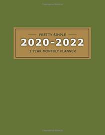 2020~20223  YEAR MONTHLY PLANNER: 36 Months Yearly Planner & Monthly Calendar View |Very Simple Design Planner Schedule | Organizer | Great Useful ... Size (Simple Design Planners 2020-2022)
