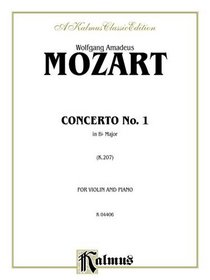 Violin Concerto No. 1, K. 207 (Kalmus Edition)