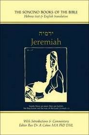 Jeremiah: Hebrew Text, English Translation and Commentary Digest (Soncino Books of the Bible)