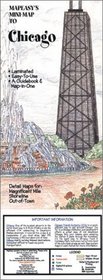 Mapeasy's Mini-Map to Chicago: Laminated, Easy-To-Use, a Guidebook & Map-In-One: Detail Maps for Magnificent Mile, Shoreline, Out-Of-Town (Mini Guidemaps)