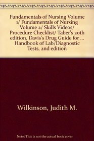 Fundamentals of Nursing Volume 1/ Fundamentals of Nursing Volume 2/ Skills Videos/ Procedure Checklist/ Taber's 20th edition, Davis's Drug Guide for Nurses, ... of Lab/Diagnostic Tests, 2nd edition