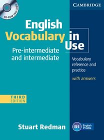 English Vocabulary in Use Pre-intermediate and Intermediate with Answers and CD-ROM