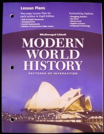 Lesson Plans, Modern World History, Patterns of Interaction