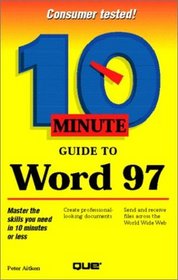 Ten Minute Guide to Word 97