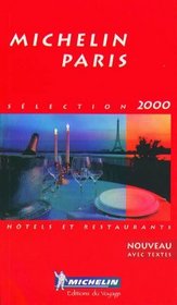 Michelin THE RED GUIDE Paris & Environs 2000 (French Language Edition)