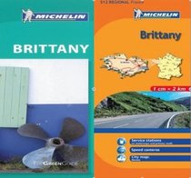 Michelin Pack Brittany - Green guide in English plus Map