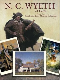 N. C. Wyeth Paintings: 24 Full-Color Cards (Card Books)