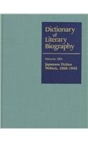 Dictionary of Literary Biography: Modern Japanese Writers Thru WW II