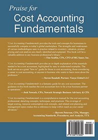 Cost Accounting Fundamentals: Fifth Edition: Essential Concepts and Examples