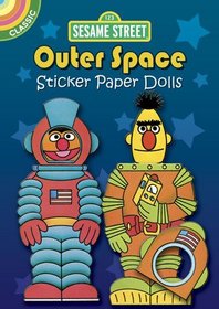 Sesame Street Classic Outer Space Sticker Paper Dolls (English and English Edition)