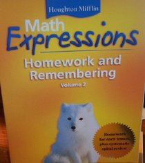 Grade 4 Math Expressions Homework & Remembering Vol. 2