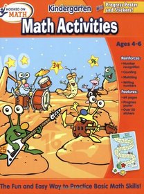 Hooked on Math Kindergarten Math Activities Workbook
