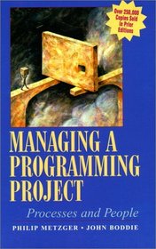 Managing A Programming Project: Processes and People (3rd Edition)
