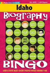 Idaho Bingo: Biography Edition