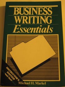 Business writing essentials