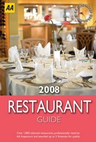 Restaurant Guide 2008 (AA Lifestyle Guides)