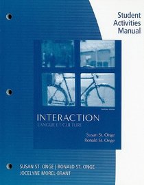 Workbook with Lab Manual for St. Onge/St. Onge's Interaction