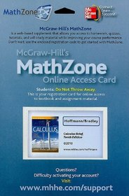 MathZone Access Card for Calculus for Business, Economics, and the Social and Life Sciences, Brief (McGraw-Hill's MathZone)