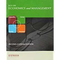 Economics and Management (Strayer University Custom Editions)