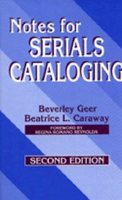 Notes for Serials Cataloging:
