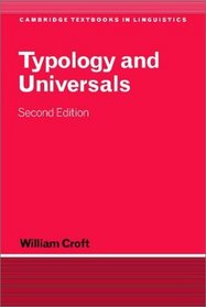 Typology and Universals (Cambridge Textbooks in Linguistics)