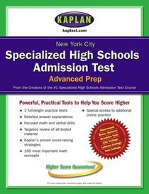 New York City Specialized High Schools Admissions Test Advanced Prep