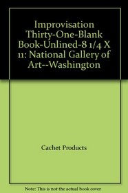 Improvisation Thirty-One-Blank Book-Unlined-8 1/4 X 11: National Gallery of Art--Washington