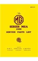 The MG Series MG 1600 Service Parts LIst (MG)