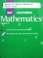 HOLT CALIFORNIA Mathematics Course 2 Review for Mastery Workbook - TEACHER'S GUIDE (HOLT CALIFORNIA Mathematics Course 2)