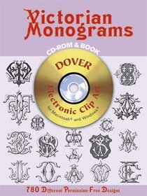 Victorian Monograms CD-ROM and Book (Dover Electronic Clip Art)