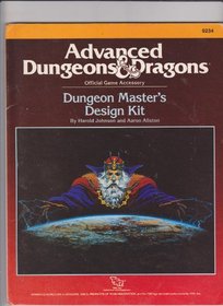 Dungeon Master's Design Kit (Advanced Dungeons  Dragons Accessory)