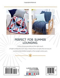 Cotton Blankets And Throws: 6 Lightweight Crochet Projects Perfect for Indoors & Out