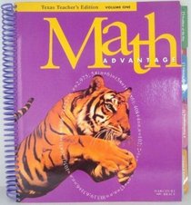 Math Advantage Teachers Edition (Volume 1)