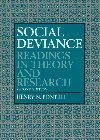 Social Deviance: Readings in Theory and Research