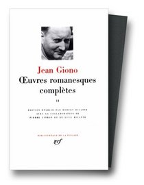 Giono : Oeuvres romanesques compltes, tome 2