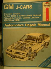 Gm J Cars Repair Manual (Haynes Owners Workshop Manuals)