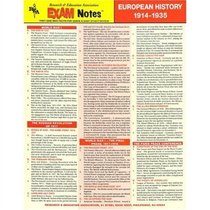 EXAMNotes for European History 1914 - 1935 (EXAMNotes)
