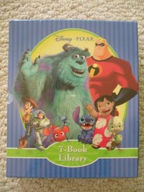 Disney Pixar 7 Book Library (Toy Story 2, The Incredibles, A Bug's Life, Lilo & Stitch, Monsters, Inc., Finding Nemo, Chicken Little)
