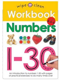 Wipe Clean Workbook Numbers 1-30
