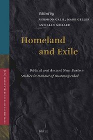 Homeland and Exile (Vetus Testamentum, Supplement)