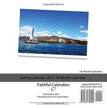 Sailing Calendar 2017: 16 Month Calendar