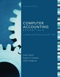 MP Computer Accounting Essentials with Microsoft Dynamics GP 10.0