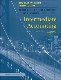 Intermediate Accounting: Study Guide