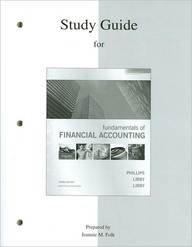 Study Guide to accompany Fundamentals of Financial Accounting