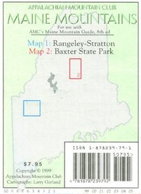 Rangely--Stratton/Baxter Park--Katahdin (T): Maine Mountain Guide Map
