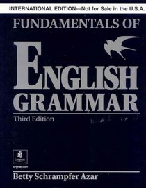 Fundamentals of English Grammar without Answer Key (Black), International Version, Azar Series (3rd Edition) (Azar)